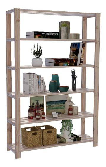Imagem de Estante Básico Decorativo Área Interna Design Clássico Multiuso