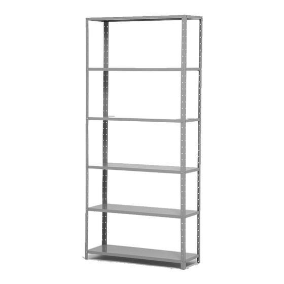 Estante de Aço 6 Prateleiras Reguláveis 198x92x30 Chapa 26 - SA Menor preço em Estante de Aço 6 Prateleiras Reguláveis 198x92x30 Chapa 26 - SA