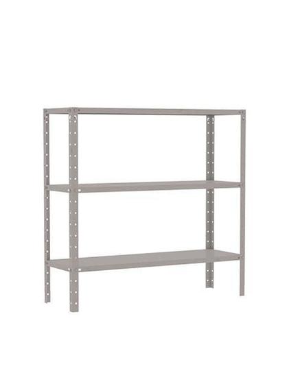Estante De Aço Mini Flex Amapá Cinza 03 prat.(91x92x30cm) Menor preço em Estante De Aço Mini Flex Amapá Cinza 03 prat.(91x92x30cm)