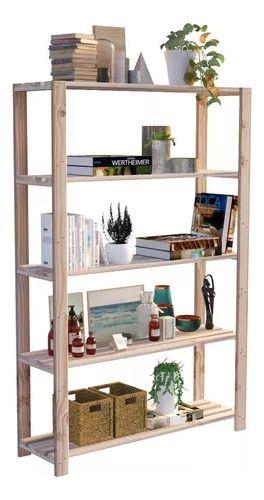 Imagem de Estante Estilo Industrial Metal E Madeira Organizador Livros