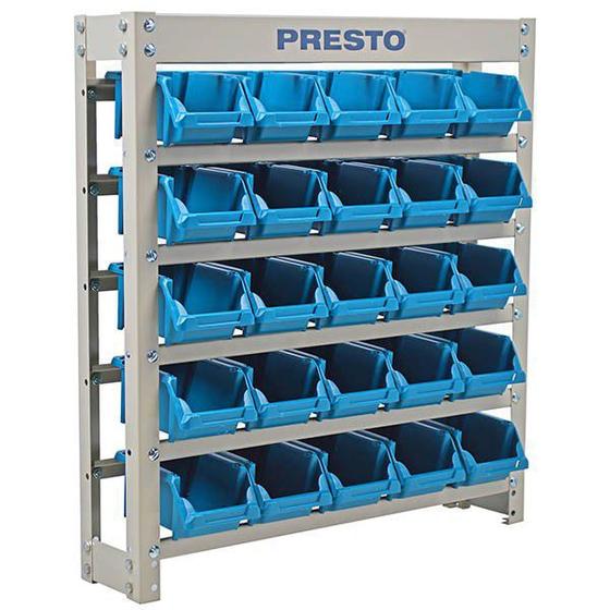 Imagem de Estante Gaveteiro com 25 Gavetas Nº 3 Cor Azul 8338A - Presto