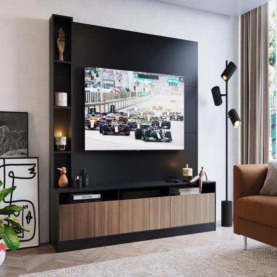 Imagem de Estante Home e Theater para TV até 50 Polegadas com Nicho Prodecor