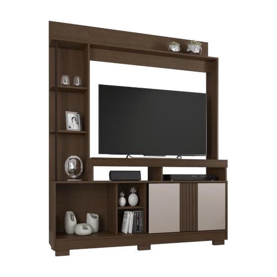 Imagem de Estante Home para TV até 49" Sedução JCM Café / Off-White