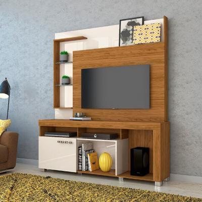 Imagem de Estante Home para TV até 50 Polegadas 1 Porta Ícaro Madetec