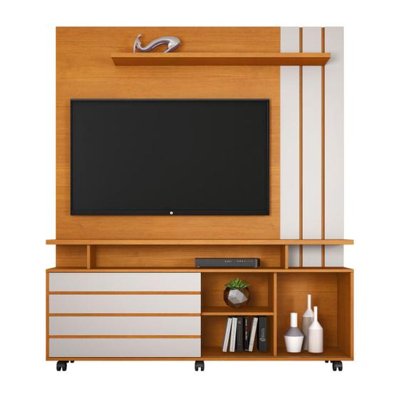 Imagem de Estante Home Para TV Até 65" Serrano JCM Cinamomo/Off-White