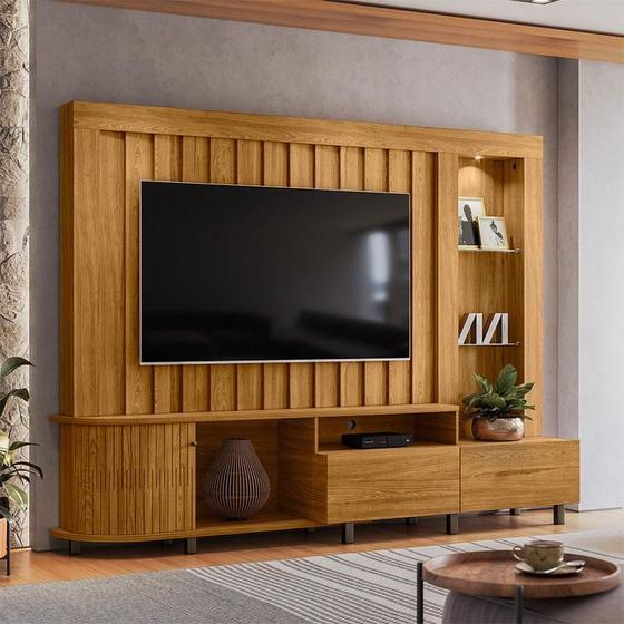 Imagem de Estante Home Theater Ambiente Le Mans Cumaru  Madetec