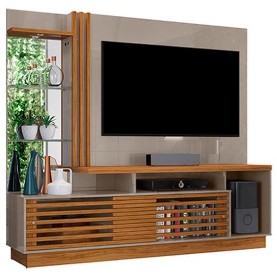 Imagem de Estante Home Theater Frizz Plus Fendi Naturale - Madetec