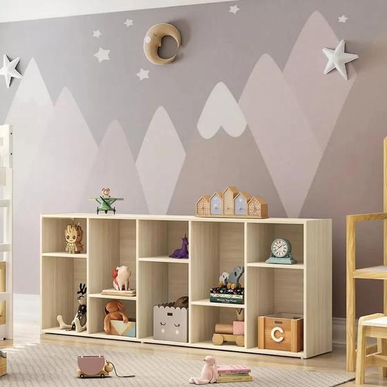 Imagem de Estante Infantil Montessoriana com 10 Nichos Casatema