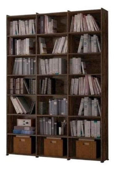 Imagem de Estante Livreiro Multiuso Escritório 18 Nichos Montenegro