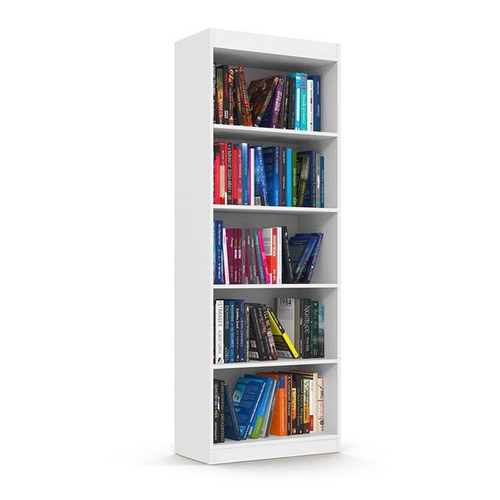 estante multiuso livreiro / coleçao dvd / jogos 5 vãos 30cm patrimar Menor preço em estante multiuso livreiro / coleçao dvd / jogos 5 vãos 30cm patrimar