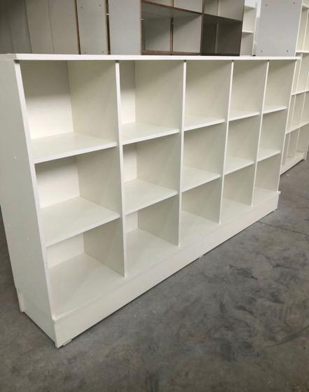 Estante Organizadora Horizontal Tipo Colméia - 100% MDF Menor preço em Estante Organizadora Horizontal Tipo Colméia - 100% MDF
