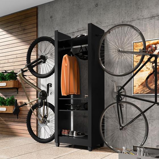 Imagem de Estante Organizadora Multiuso Suporte Para 2 Bikes Duo Space