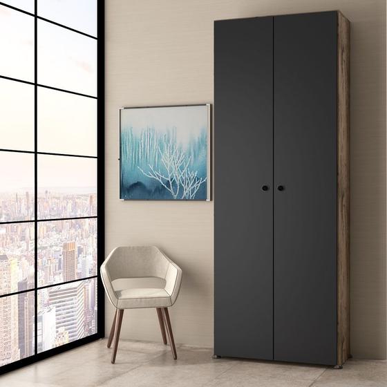 Imagem de Estante para Livros 2 Portas Office Castani Chade Brienza Decor