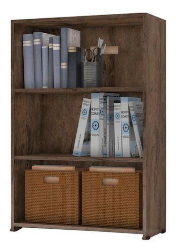 Estante Para Livros Multiuso 2 Prateleiras 3 Nichos Faroé Preto - Brienza Decor é boa?