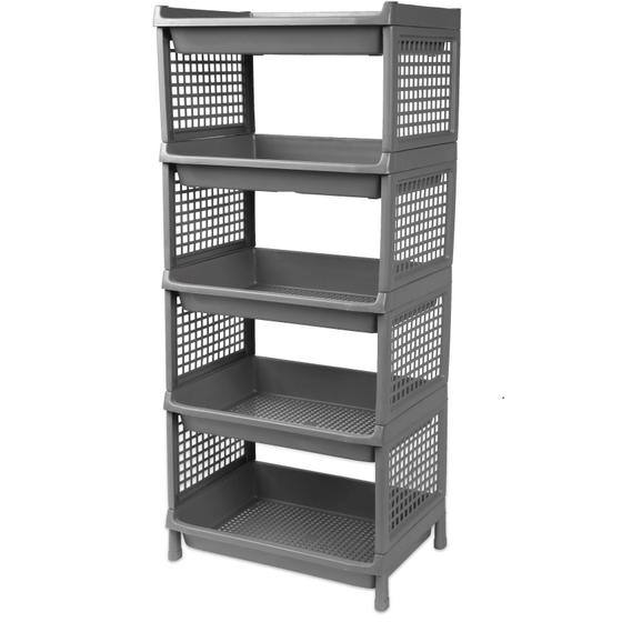 Estante Plastica Modular Multiuso 5 Prateleiras Bandeja Organizadora Com proteção Lateral é boa?