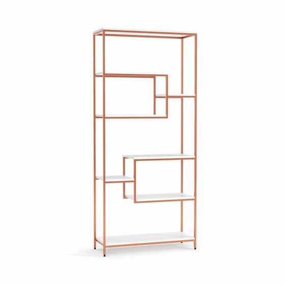 Estante Prateleira Estilo Industrial Organizador 6/4 Níveis Menor preço em Estante Prateleira Estilo Industrial Organizador 6/4 Níveis