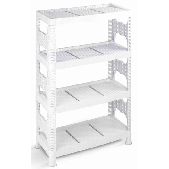 Estante Ratan Branca Prime 4 Prateleiras é boa?