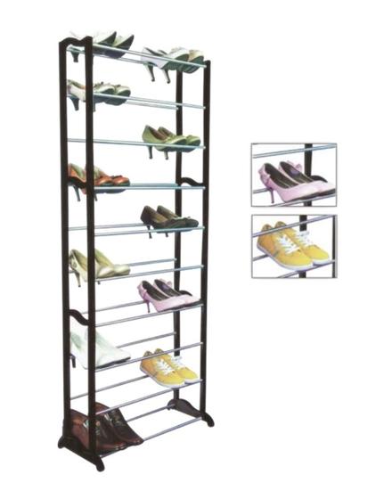 Estante Sapateira Para Até 20 Pares De Sapatos Organizador Leve Portátil Fácil De Montar 50x16x140cm Menor preço em Estante Sapateira Para Até 20 Pares De Sapatos Organizador Leve Portátil Fácil De Montar 50x16x140cm