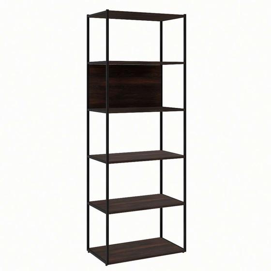 Imagem de Estante Shelf Marsala e Preta 173 cm