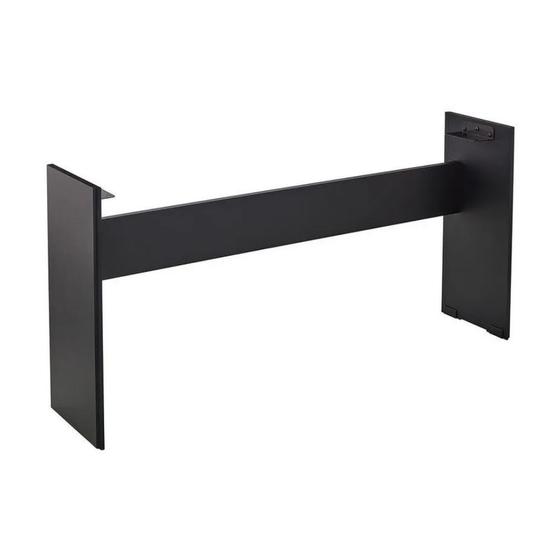 Estante Yamaha L125B //Y Para Piano Digital P125B Preto Estantes