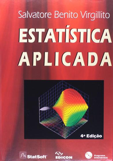 Imagem de Estatística Aplicada (+ CD-ROM) - (Capa Dura) - Edicon