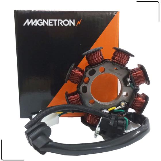 Imagem de Estator com Bobina de Pulso para Honda Nxr 150 Bros 2006 2007 2008 Magnetron