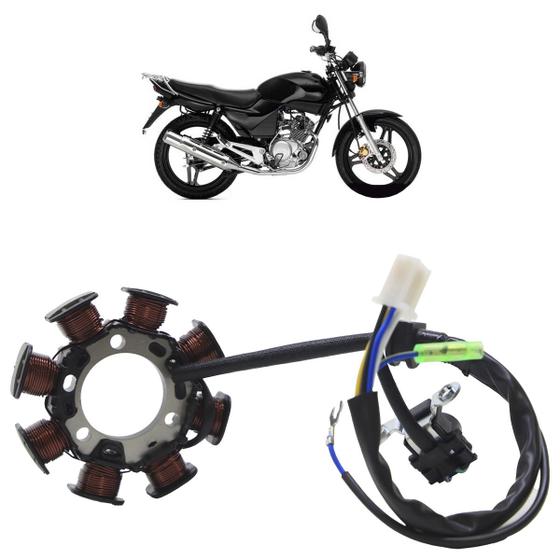 Imagem de Estator Com Bobina de Pulso YBR 125E 2006 A 2007