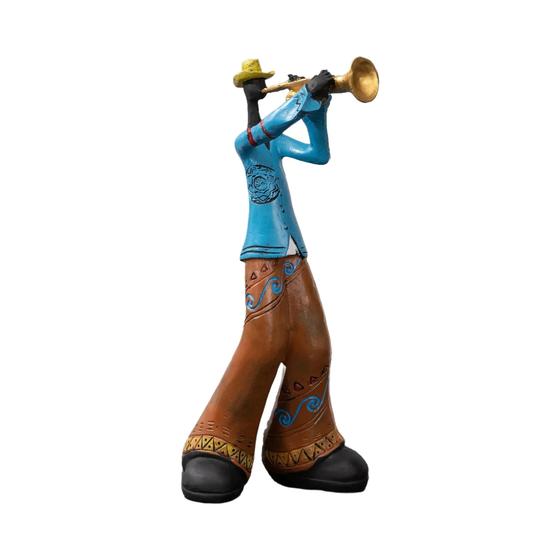 Imagem de Estátua De Banda De Resina Estilo Nórdico, Modelo De Instrumento Criativo, Decoração De Casa Para