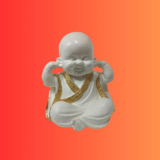 Imagem de Estátua de Gesso Buda não Ouço