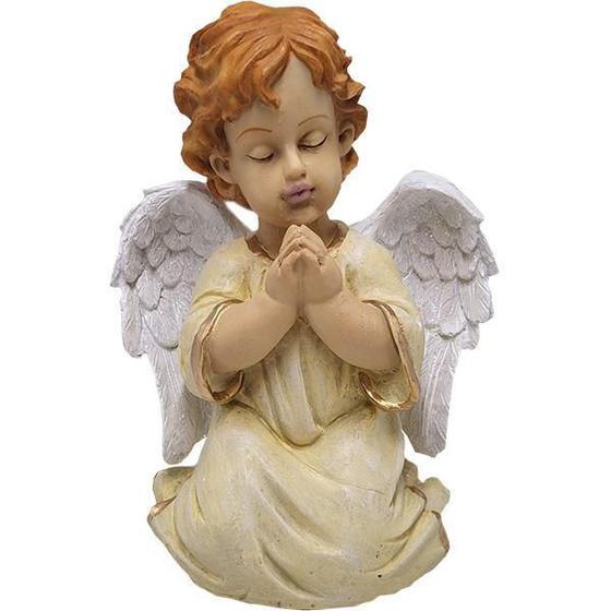 Imagem de Estátua Decorativa Anjo Menino Rezando Grande 28046