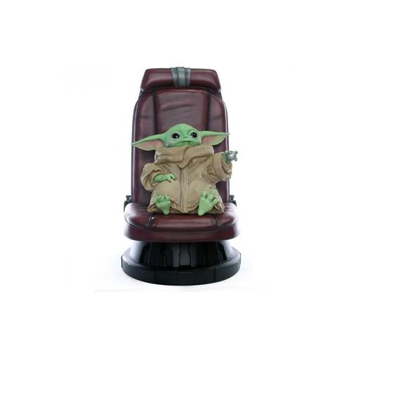 Imagem de Estatua Figura The Child Na Cadeira Baby Yoda Mandalorian