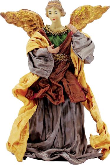 Imagem de Estátua Natal Estatueta Decorativa Em Resina Anjo Arcanjo 25cm