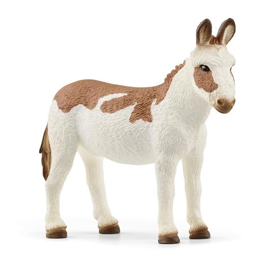 Imagem de Estatueta de animal Schleich Farm World American Spotted Donkey