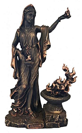 Imagem de Estatueta de Resina Hestia Deusa da Família