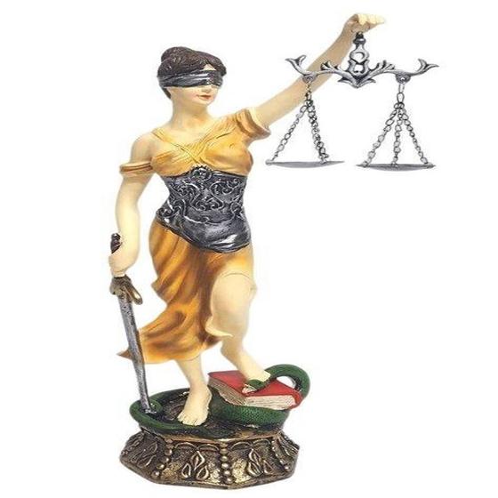 Imagem de Estatueta Decorativa Themis Deusa da Justiça 35 cm