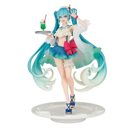 Imagem de Estatueta Furyu Hatsune Miku SweetSweets Melon Soda Float