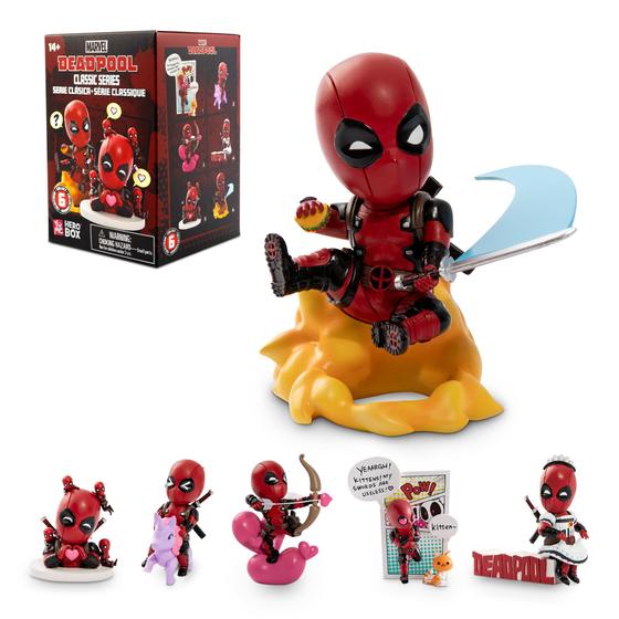 Imagem de Estatuetas de brinquedo YuMe Deadpool Classic Series Hero Box