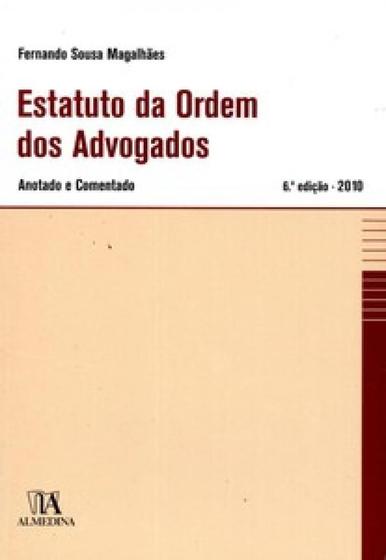 Imagem de Estatuto da ordem dos advogados: anotado e comentado - ALMEDINA BRASIL