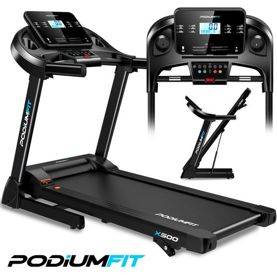Imagem de Esteira Eletrica Podiumfit X500 - Silenciosa - Dobrável - 14 km/h - 2.5 HPM