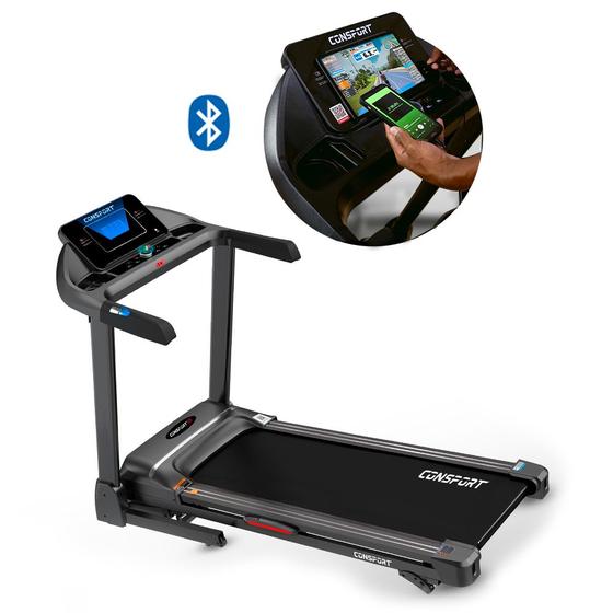 Imagem de Esteira Elétrica Residencial CT100 Connect Bluetooth Consport Academia Treino Dobrável