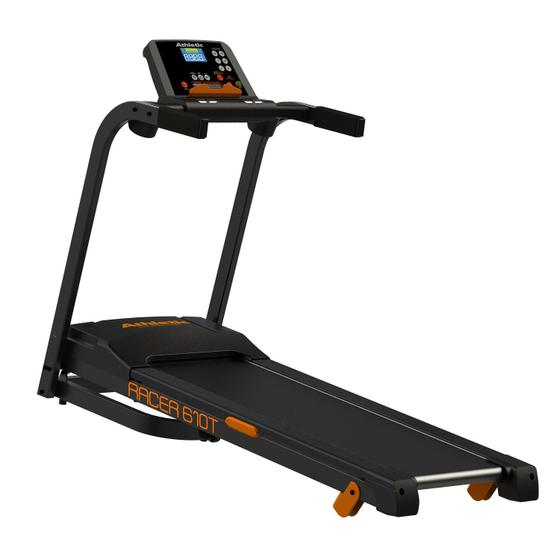 Esteira Ergométrica Elétrica Athletic Racer 610T Residencial Bivolt 16km/h Dobrável Suporta 130kg Menor preço em Esteira Ergométrica Elétrica Athletic Racer 610T Residencial Bivolt 16km/h Dobrável Suporta 130kg