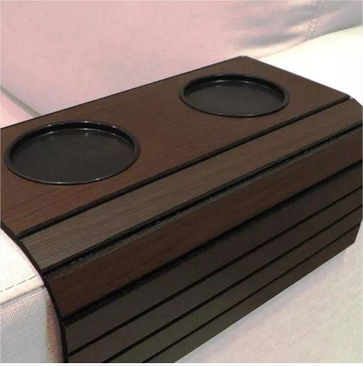 Imagem de Esteira Flexivel Porta Copo Braço de Sofa