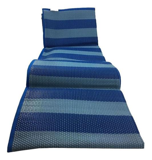 Esteira Tapete de Praia Dobrável 180x90cm Vira Bolsa Areia Azul Menor preço em Esteira Tapete de Praia Dobrável 180x90cm Vira Bolsa Areia Azul