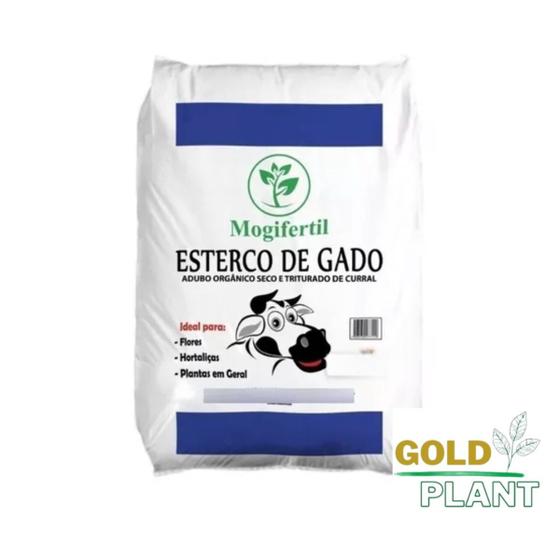 Imagem de Esterco bovino gado boi curral adubo organico 30 litros Gold Plant