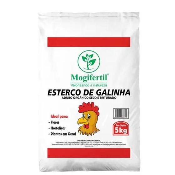 Esterco de galinha frango adubo organico 5 kg Menor preço em Esterco de galinha frango adubo organico 5 kg