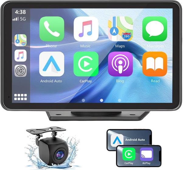 Imagem de Estéreo Automotivo Gegaibe 7" Wireless com CarPlay e Android Auto