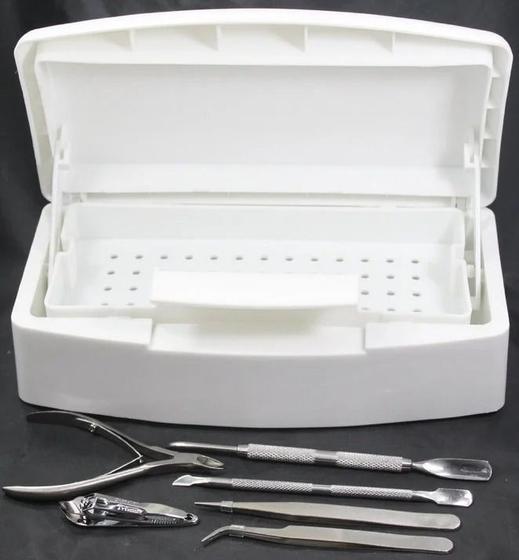Imagem de Esterilizador Bandeja Portátil Limpa Esterilização Manicure