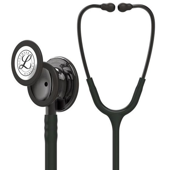 Imagem de Estetoscopio 3M Littmann Classic III 5811 Preto com Smoke ALTO Polimento