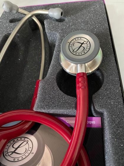 Imagem de Estetoscópio Littmann Classic III 5627 Burgundy Tradicional - 3M