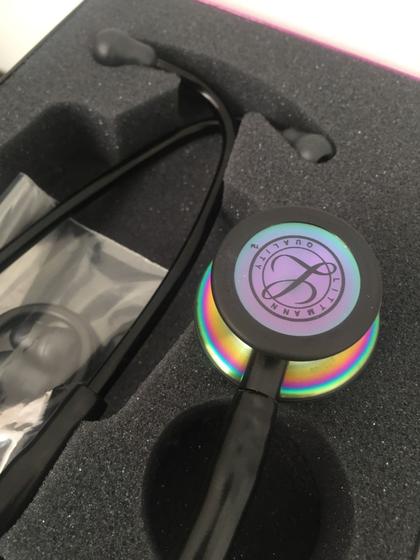 Imagem de Estetoscópio Littmann Classic lll Black Rainbow 5870 - 3m